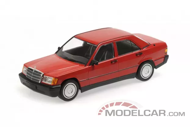 Minichamps Mercedes Benz 190E W201 1982 Red 1:18 55037000