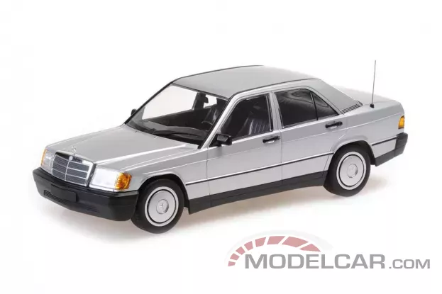 Minichamps Mercedes-Benz 190E W201 1982 Silver 1:18 155037004