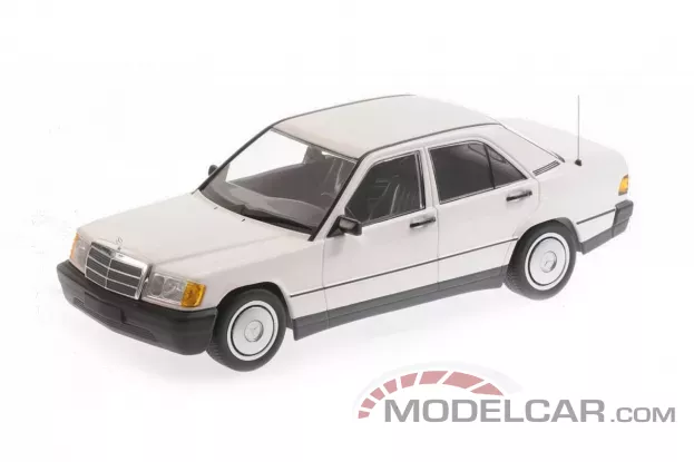 Minichamps Mercedes Benz 190E W201 1982 White 1:18 155037002