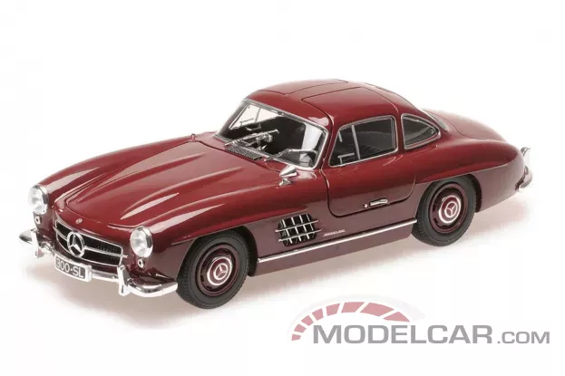 Minichamps Mercedes Benz 300SL W198 1955 Dark Red 1:18 110037218