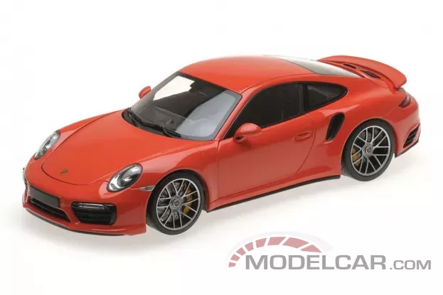 Minichamps Porsche 911 991 Turbo S 2016 Orange 1:18 110067120