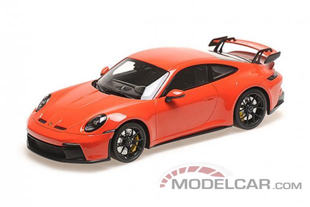 Minichamps Porsche 911 992 GT3 2021 Orange Black Wheels 117069000