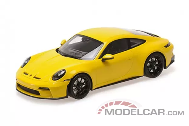 Minichamps Porsche 911 992 GT3 Touring Yellow with black wheels 1:18 117069021