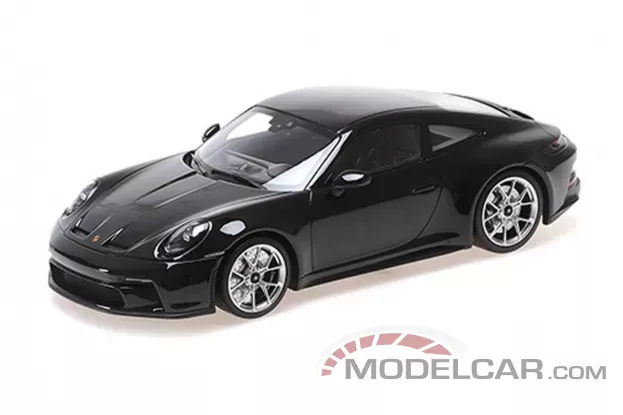 Minichamps Porsche 911 992 GT3 Touring black with silver wheels 1:18 117069020
