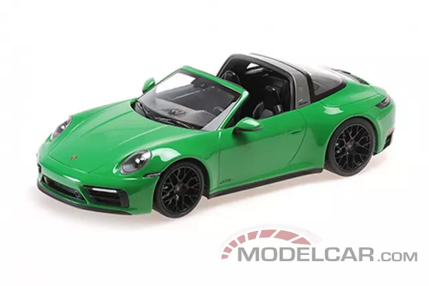 Minichamps Porsche 911 992 Targa 4 GTS 2021 green 1:18 155061065