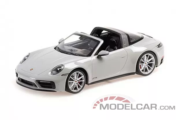 Minichamps Porsche 911 992 Targa 4 GTS 2021 grey 1:18 155061064