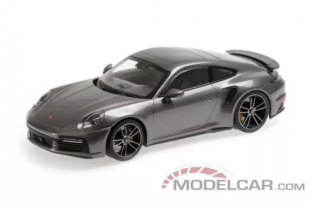 Minichamps Porsche 911 992 Turbo S 2020 Grey Metallic 1:18 155069072