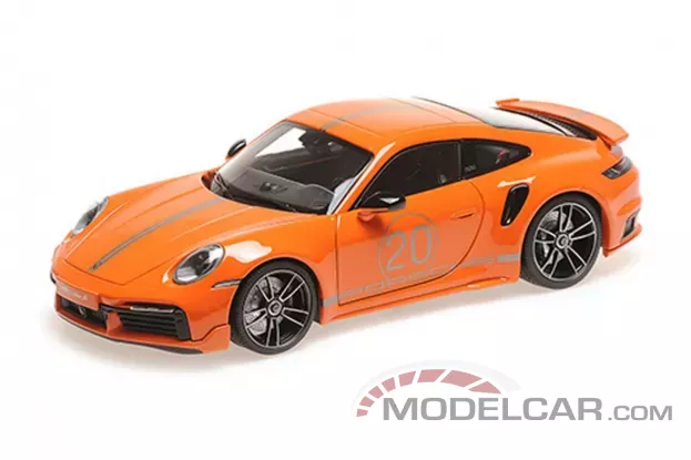 Minichamps Porsche 911 992 Turbo S Sport Design coupe orange 1:18 113069074