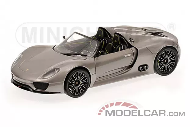 Minichamps Porsche 918 Spyder 2010 grey metallic 1:18 110060030