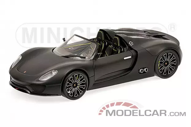 Minichamps Porsche 918 Spyder 2010 matt black 1:18 110060031
