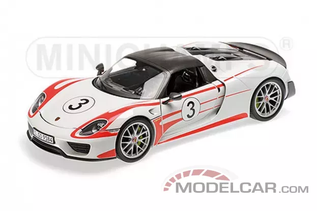 Minichamps Porsche 918 Spyder 2013 with Weissach Package Salzburg 1:18 110062441