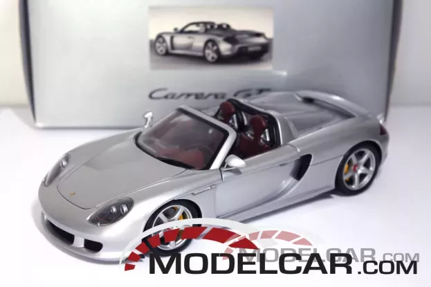 Minichamps Porsche Carrera GT Silver Dealer Edition High End 1:18 WAP02103014