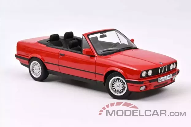 Norev BMW 318i Cabriolet e30 1991 Red 1:18 183210