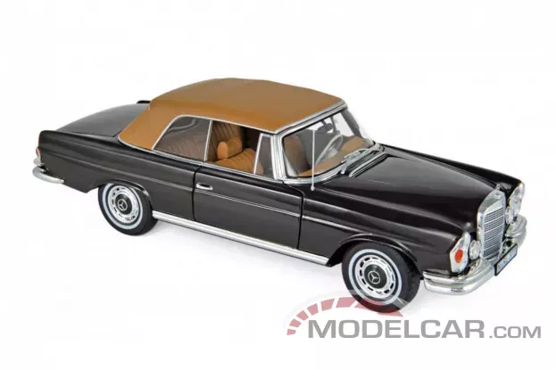 Norev Mercedes-Benz 280 SE W108 Convertible 1969 Brown 1:18 183568