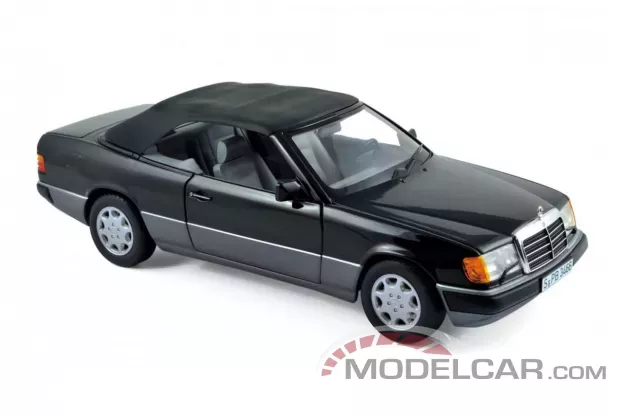 Norev Mercedes-Benz 300 CE-24 convertible W124 1990 Black 1:18 183566