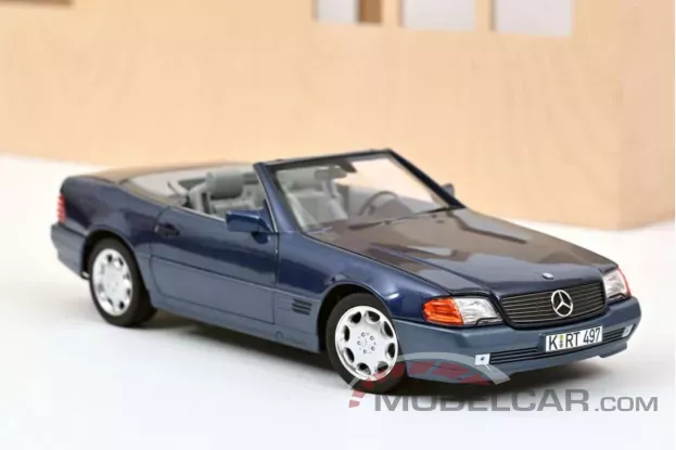 Norev Mercedes-Benz 500 SL 1989 R129 Blue metallic 1:18 183717