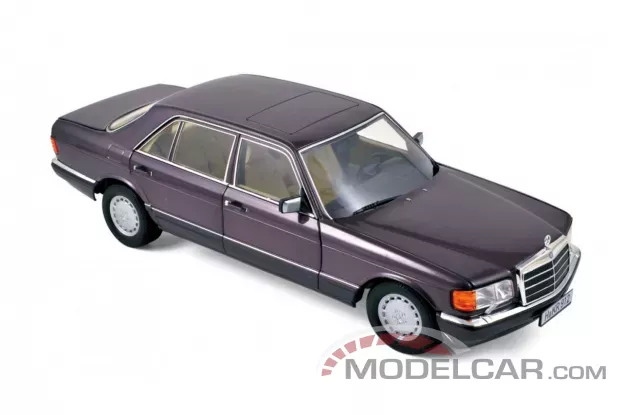 Norev Mercedes-Benz 560 SEL W126 1991 Purple metallic 1:18 183544