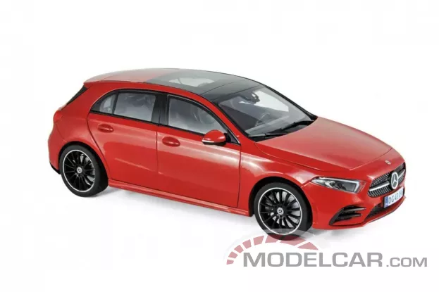 Norev Mercedes-Benz A-Class 2018 Red 1:18 183594