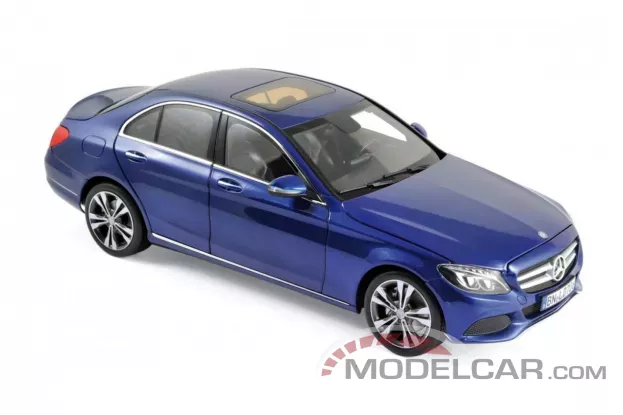 Norev Mercedes-Benz C-Klasse W205 2014 Blue metallic 1:18 183470