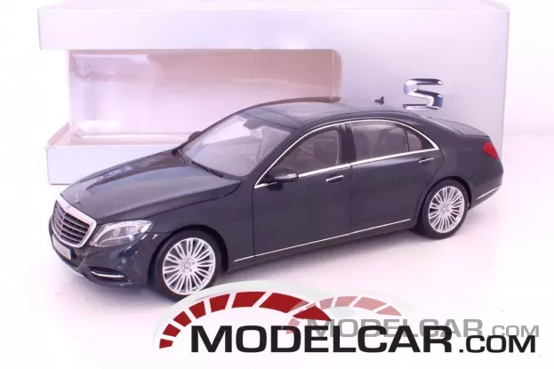 Norev Mercedes-Benz S-Class W222 blue anthracite dealer 1:18 edition