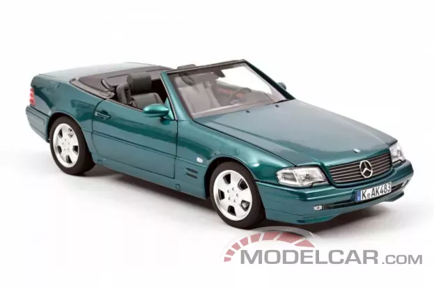 Norev Mercedes-Benz SL 500 1999 R129 Turquoise metallic 1:18 183751