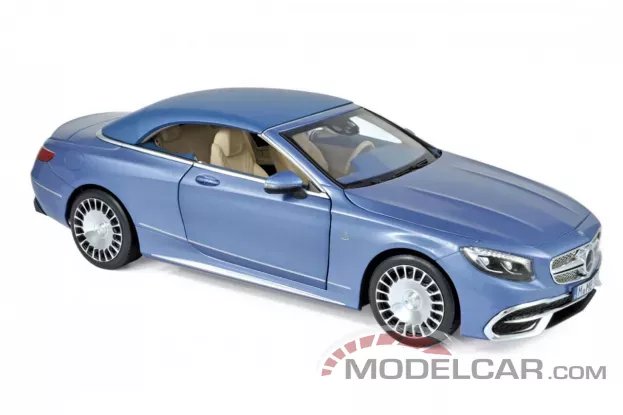 Norev Mercedes-Maybach S650 Cabriolet 2018 A217 Blue metallic 1:18 183471