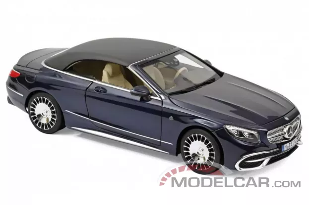 Norev Mercedes-Maybach S650 Cabriolet A217 2018 Dark Blue metallic 1:18 183472
