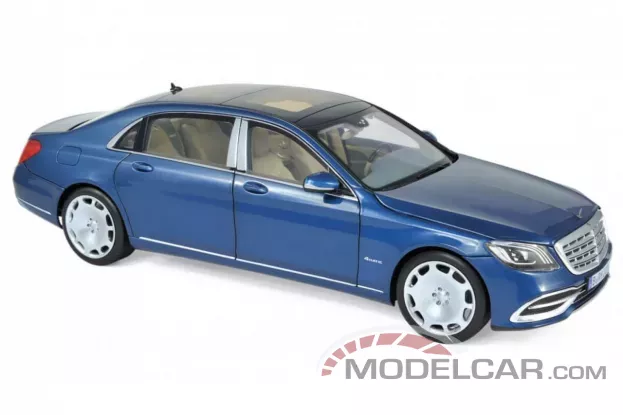 Norev Mercedes-Maybach S650 W222 2018 Blue metallic 1:18 183425