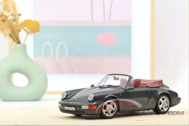 Norev Porsche 911 964 Carrera 2 Cabriolet 1990 Grey metallic Online exclusive 200 1:18 187331