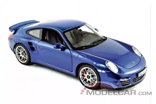 Norev Porsche 911 997 Turbo 2010 Aqua Blue 1:18 187621