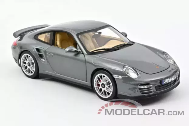 Norev Porsche 911 997 Turbo 2010 Grey metallic 1:18 187623