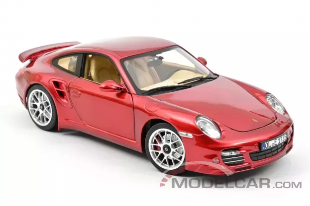 Norev Porsche 911 997 turbo 2010 red metallic 1:18 187624