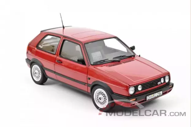 Norev Volkswagen Golf 2 GTI 1990 Red metallic 1:18 188555
