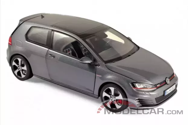 Norev Volkswagen Golf 7 GTI 2013 Carbon Steel Grey 1:18 188518