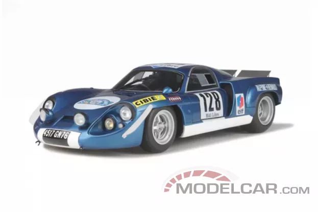 Ottomobile Alpine A220 Courte Bleu Alpine Criterium des Cevennes 1969 Jabouille Guenard 1:18 OT645