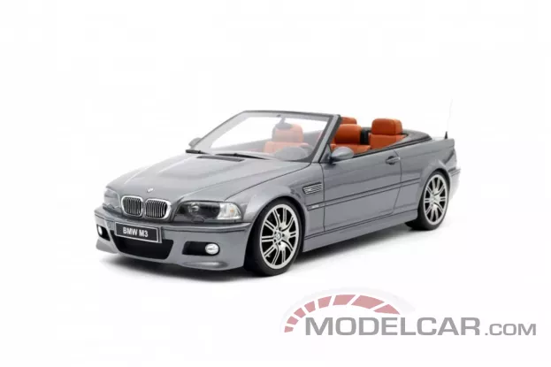 Ottomobile BMW M3 Convertible E46 2004 Silver Grey A08 1:18 OT1006