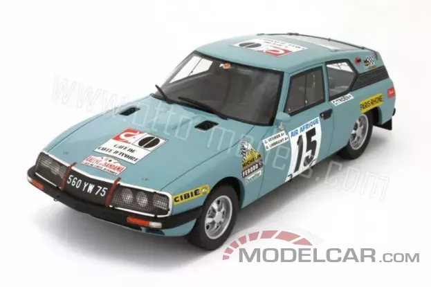 Ottomobile Citroen SM Protoype Rallye Bandama Camargue Blue 1:18 OT054