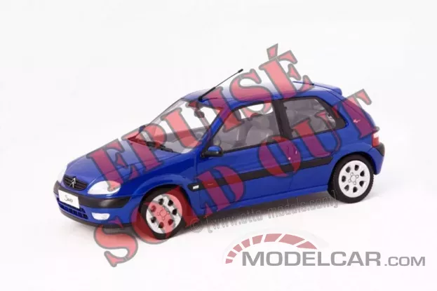 Ottomobile Citroen Saxo VTS 16V Bleu Grand Pavois 1:18 OT004