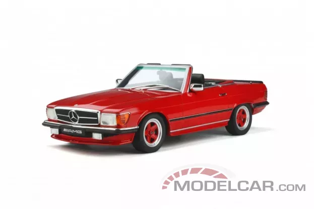 Ottomobile Mercedes-Benz 500SL AMG R107 1986 Signal Red 568 1:18 OT962