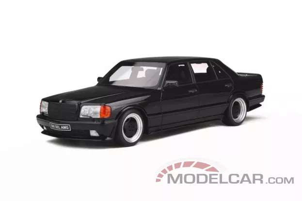 Ottomobile Mercedes-Benz 560 6.0 SEL AMG W126 Obsidian Black Metallic 1:18 OT297