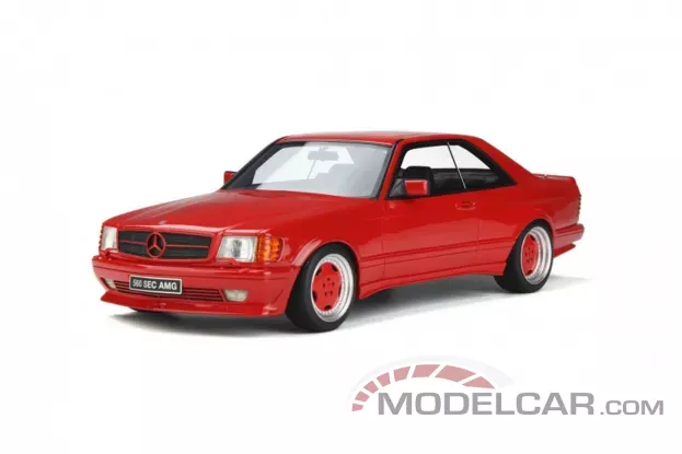 Ottomobile Mercedes-Benz 560 SEC AMG C126 1986 Signal Red 568 1:18 OT995