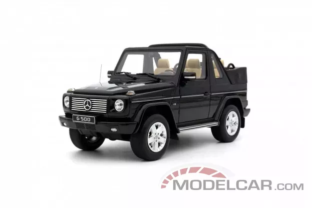 Ottomobile Mercedes-Benz G500 Convertible 1985 Obsidian Black Metallic 1:18 OT1040