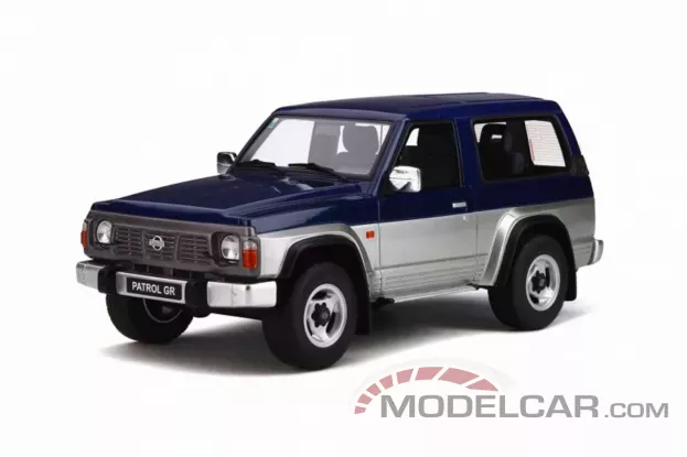 Ottomobile Nissan Patrol GR Blue and Silver 1:18 OT265