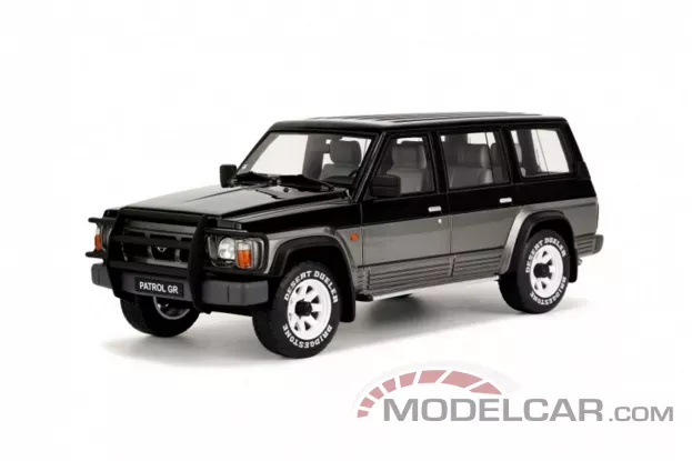 Ottomobile Nissan Patrol GR Y60 1992 Graphite Grey KH2 Black 1:18 OT993