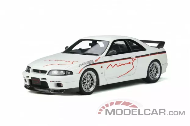 Ottomobile Nissan Skyline GT-R R33 Mine's 1998 white 1:18 OT824