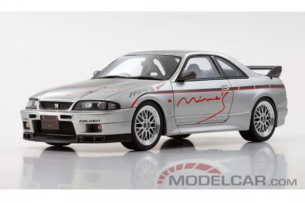 Ottomobile Nissan Skyline GT-R R33 Mine's Zilver 1:18 OTM871