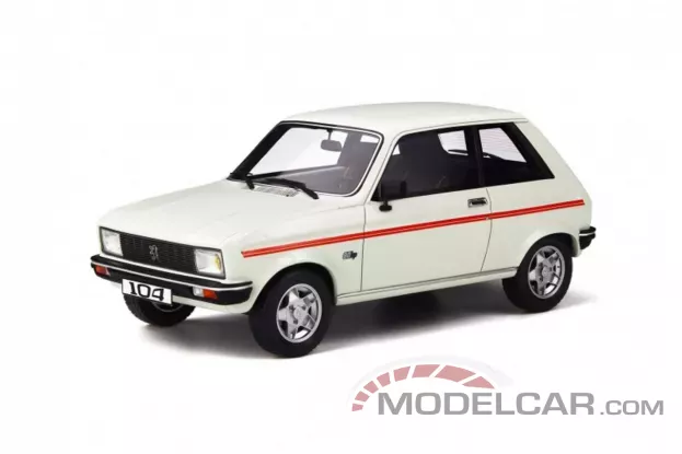 Ottomobile Peugeot 104 ZS 1984 Blanc Alaska 1:18 OT812