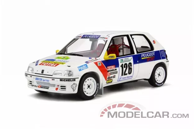 Ottomobile Peugeot 106 Rallye Gr. N 1997 Rallye Vins-Macon S. Loeb C. Schneider 1:18 OT282