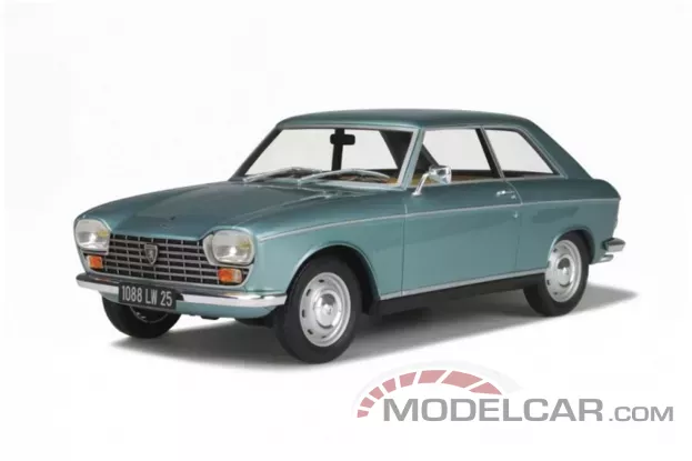 Ottomobile Peugeot 204 Coupe Bleu Clair Metal 1:18 OT196