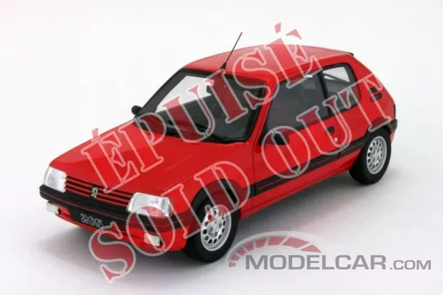 Ottomobile Peugeot 205 GTI 1.6 red 1:18 OT515